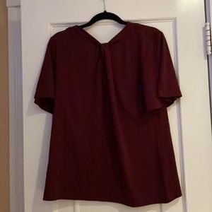 Ann Taylor Factory Keyhole Blouse